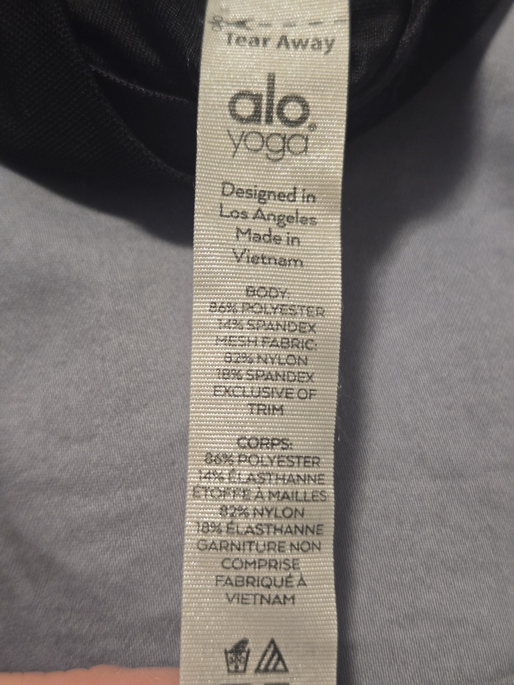 Alo YOGA Lavish Sports Bra In Glossy Black Size S - Picture 10 of 14